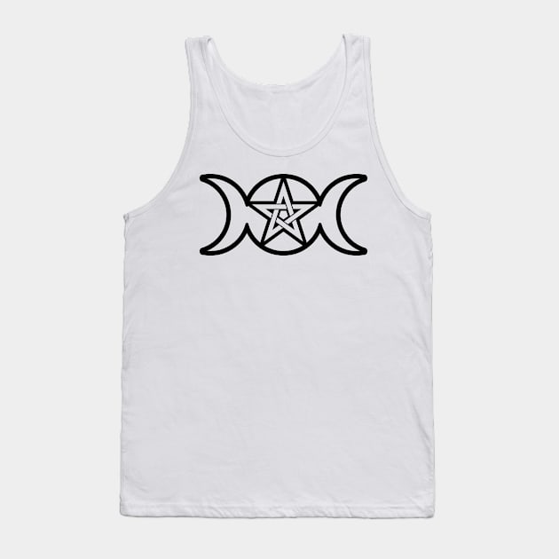 pagan three crones and pentacle Tank Top by Made the Cut